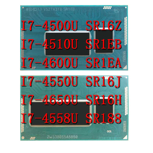 I7 4600U 4510U 4500U 4558U SR188 SR16Z SR1EB SR1EA四代CPU