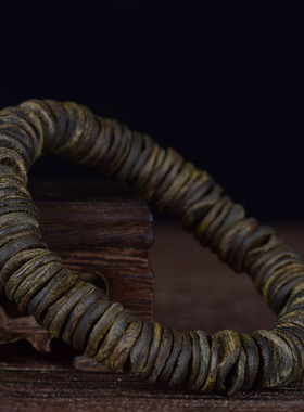 【韵自天成】沉水级海南莺歌绿奇楠13.83克随型单圈10mm沉香手串