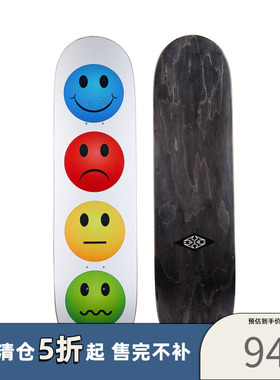 MUGEN官方 2020SS 鬼脸笑脸街头潮流嘻哈双翘板滑板