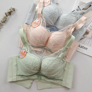 佳妮拉丝文胸720无钢圈中厚B杯侧收聚拢显大收副乳防下垂无痕内衣