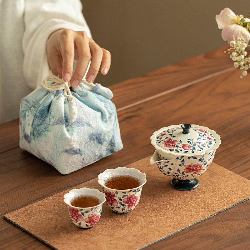 便携式旅行茶具套装一整套