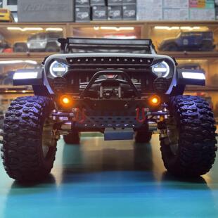 雷拉洛MK07升级改装款黄铜横梁 金属毒刺 变异毒刺 山羊前杠 RC模