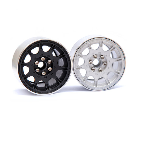 莽牛MN999 2.2寸仿真金属锁胎夹胎轮毂 TRX4 90046通用2.2寸轮毂