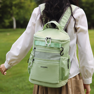 户外运动双肩包女大容量旅行背包女登山包徒步爬山包轻便通勤书包