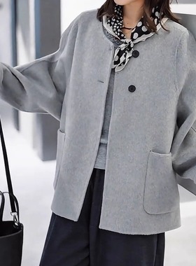 秋季新款时尚百搭休闲宽松显瘦短款外套1Q-1Y000325