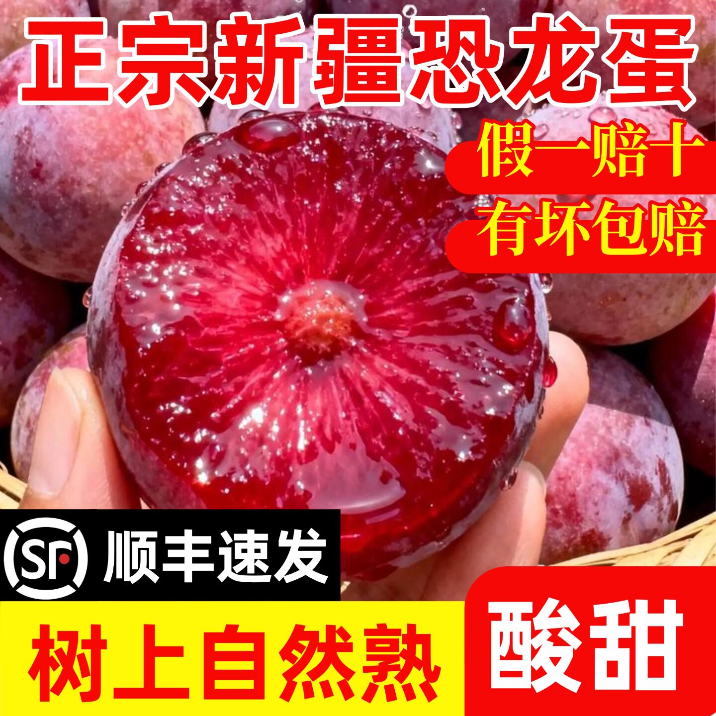 【优质货源】正宗新疆恐龙蛋李子