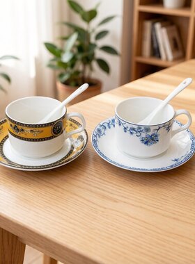 热卖实拍NEW清仓精品巨划算优质微瑕咖啡杯碟爆款特价2套包邮