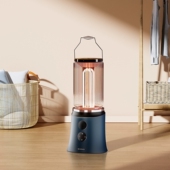 艾美特鸟笼取暖器复古马灯碳素管速热遥控款 电暖器360度取暖2200W