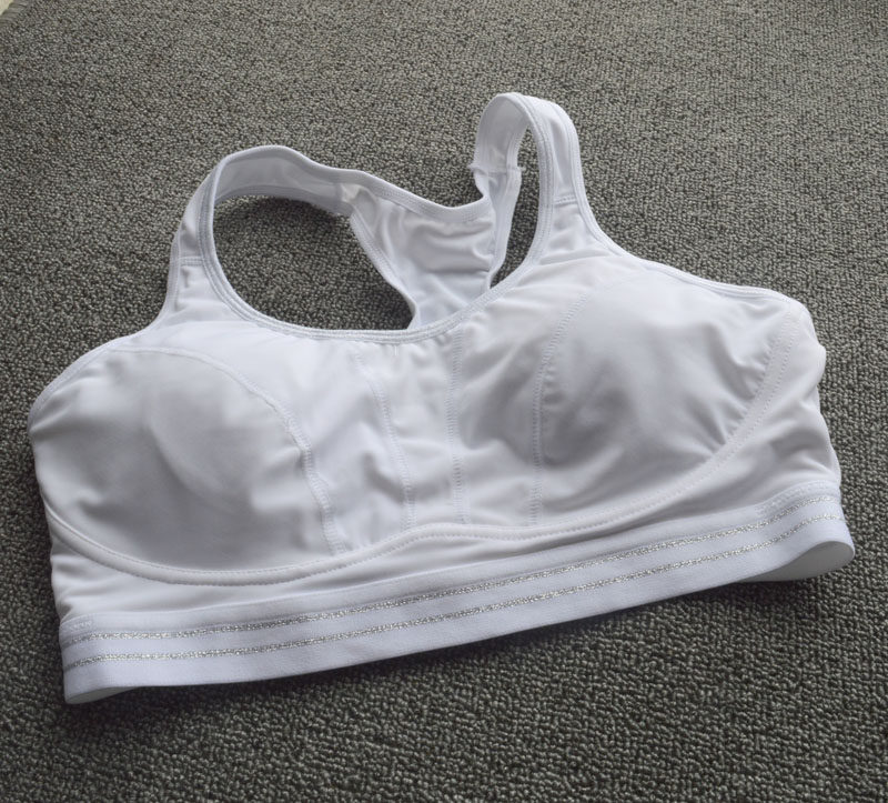 欧美白色运动背心 防震运动文胸f30