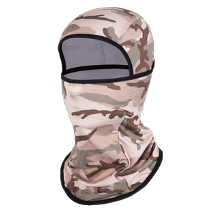 头套男防晒工地面罩冰丝沙漠头巾夏季头罩遮阳帽男款防风防尘帽子