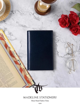 TIMEBOX 进口意大利树羔皮真皮时尚商务大容量名片包牛皮对开卡包