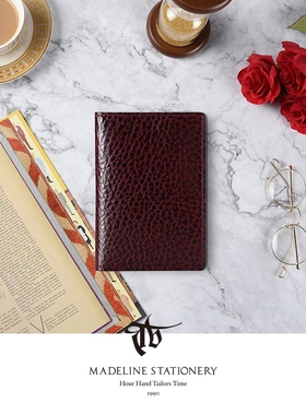 TIMEBOX 【LIKE A BOOK】 意大利荔枝纹头层牛皮名片包证件夹驾驶