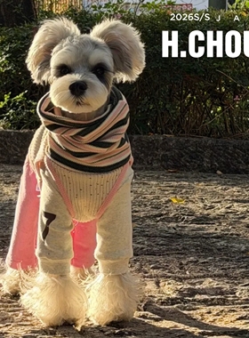 丑丑2026春季新款天鹅绒四脚衣泰迪狗狗衣服小型犬雪纳瑞比熊腊肠