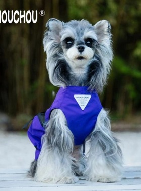 丑丑狗狗衣服2025新款比熊泰迪雪纳瑞可牵引防脏防晒胸背宠物马甲