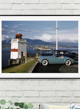 摄影装饰画_大师Fred_Herzog_小众艺术客厅卧室商铺摄影作品挂画