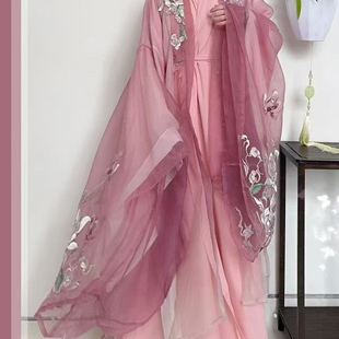 原创汉服上酒解雨臣cos重工全套刺绣大袖盗墓笔记小花套装古风