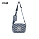MLB单肩包女复古牛仔老花斜挎包NY情侣小方包休闲手提包32BGDC011