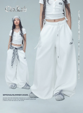 CBXLAB儿童街舞潮牌多色A版超飒爵士舞长裤美式街头hiphop运动潮