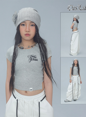 CBXLAB儿童街舞潮牌白色速干【大香蕉】工装裤透气美式jazz运动潮