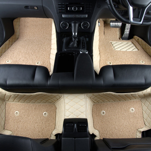 专用Benz奔驰E280老E级W210右肽汽车脚垫地港版 右舵右胎右軚右驾