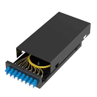 精连 光纤终端盒8口桌面式 ST/FC/SC/LC 圆口/方口满配 光缆配线架 接线盒接续盒