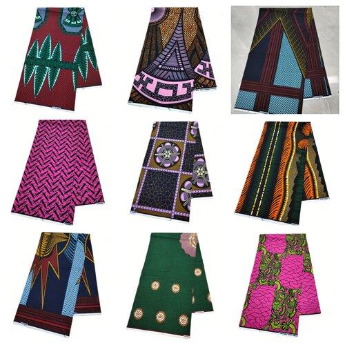 多款式出口非洲荷兰蜡染布 wax fabric african wax Ankara print