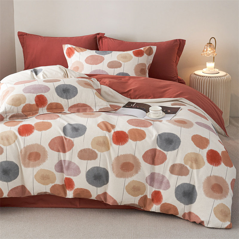 多喜爱全棉四件套纯棉保暖冬季磨毛2025新款小碎花田园风床上用品