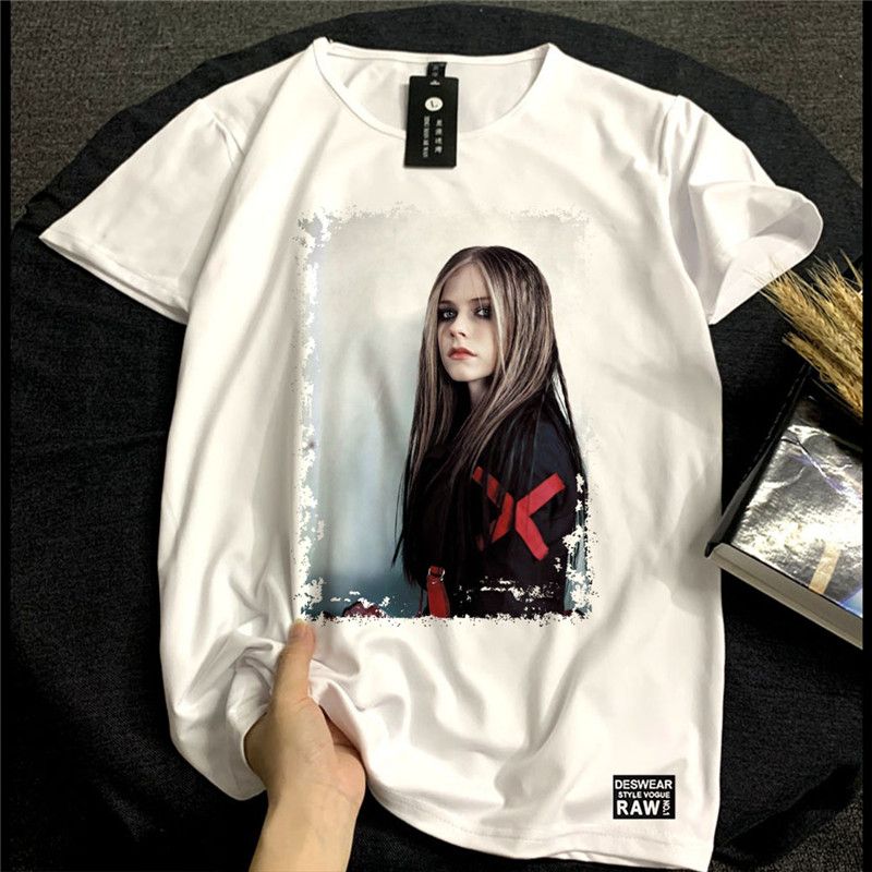 2024龙年艾薇儿Avril Lavigne打歌服衣服短袖T恤女男同款秋季会服