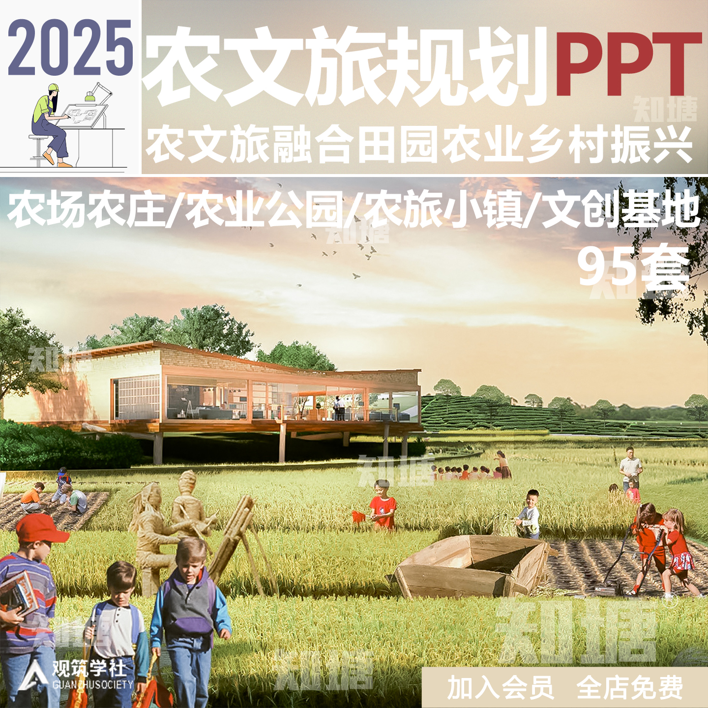 2025农文旅规划文本PPT农旅融合乡村田园农业旅游设计方案PPT模版