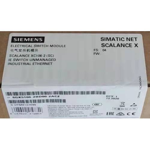原装6GK5106-2BD00-2AC2交换机1P6GK51062BD002AC2