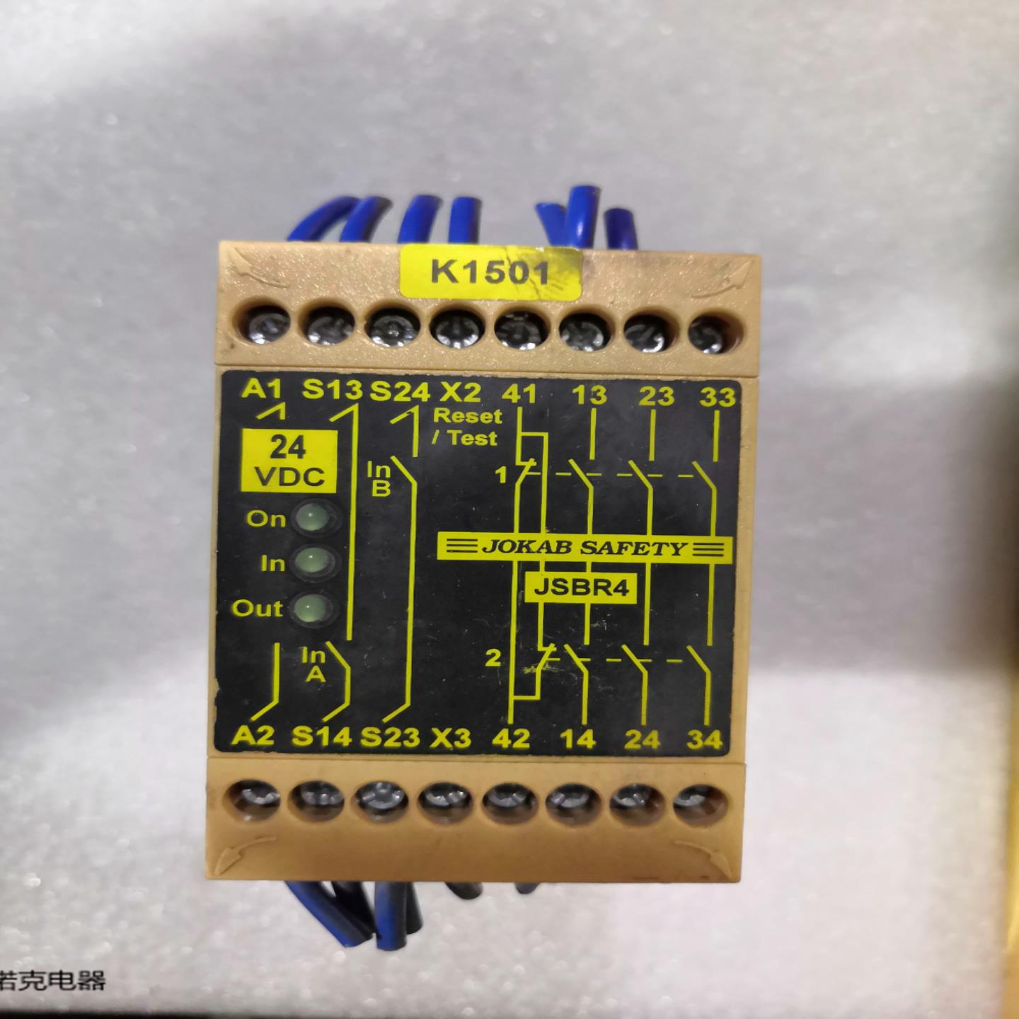 佳可保安全继电器 JOKAB SAFETY JSBR4 现货
