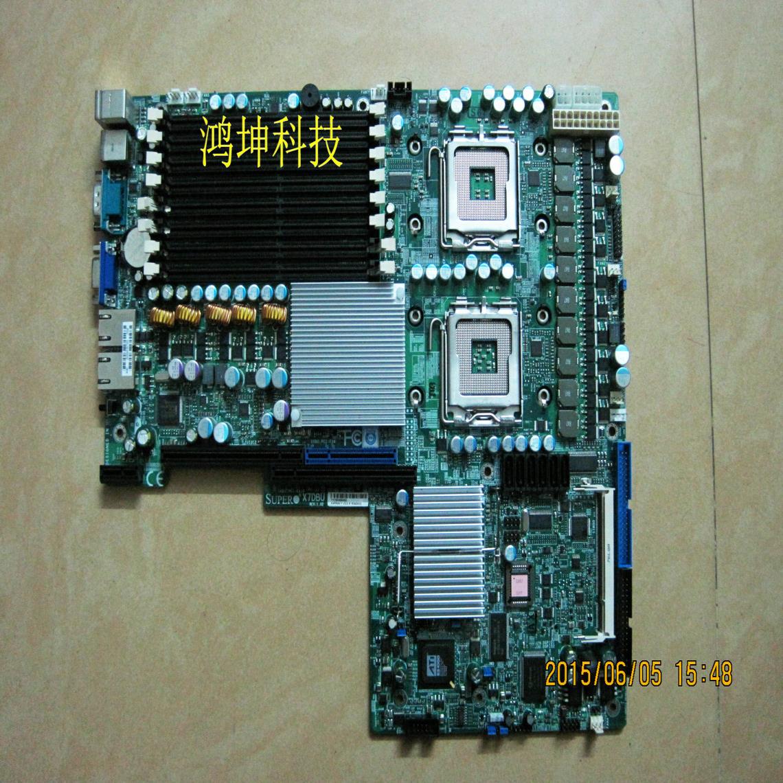supermicro 超微 X7DBU 双路至强服务器主板 5000P芯片组