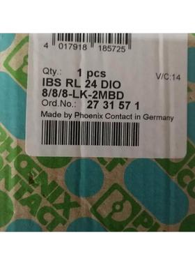 全新菲尼克斯IBSRL24DIO8/8/8-LK-2MBD总线耦合器模块2731571 plc
