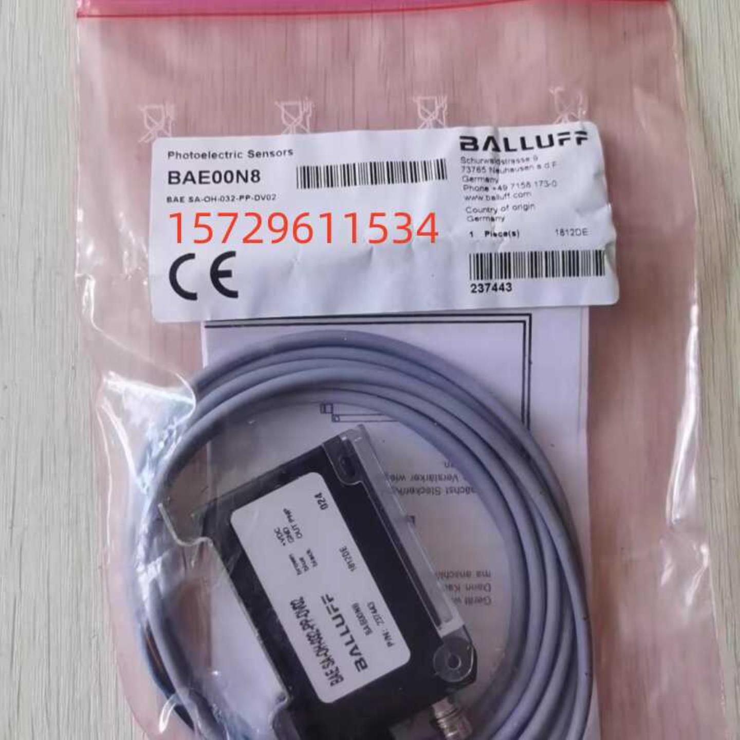 全新原装巴鲁夫BAE00N8  BAE SA-OH-032-PP-DV02传感器放大器