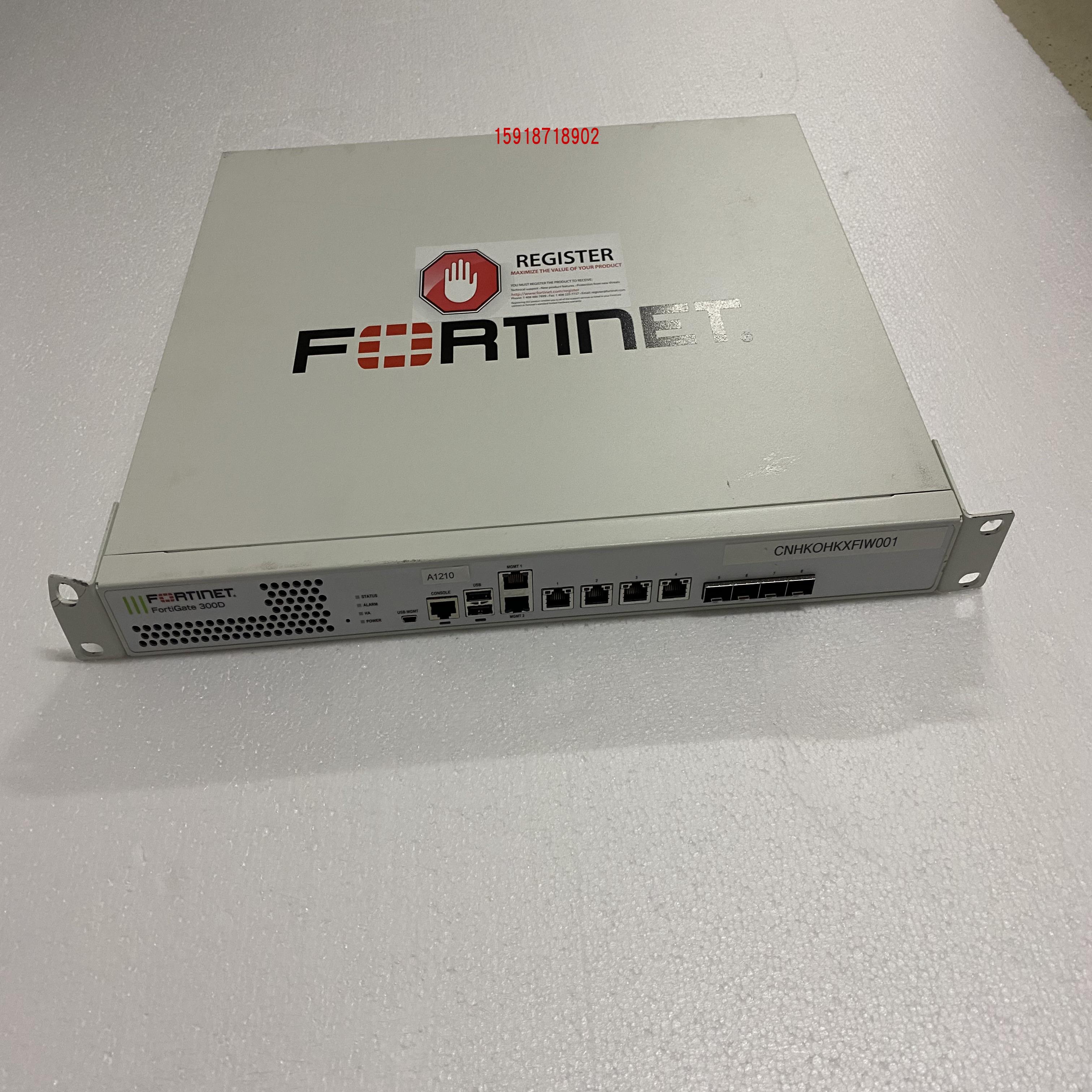 飞塔Fortinet FG-300D 4口 SFP UTM 硬件企业级防火墙 质保4个月