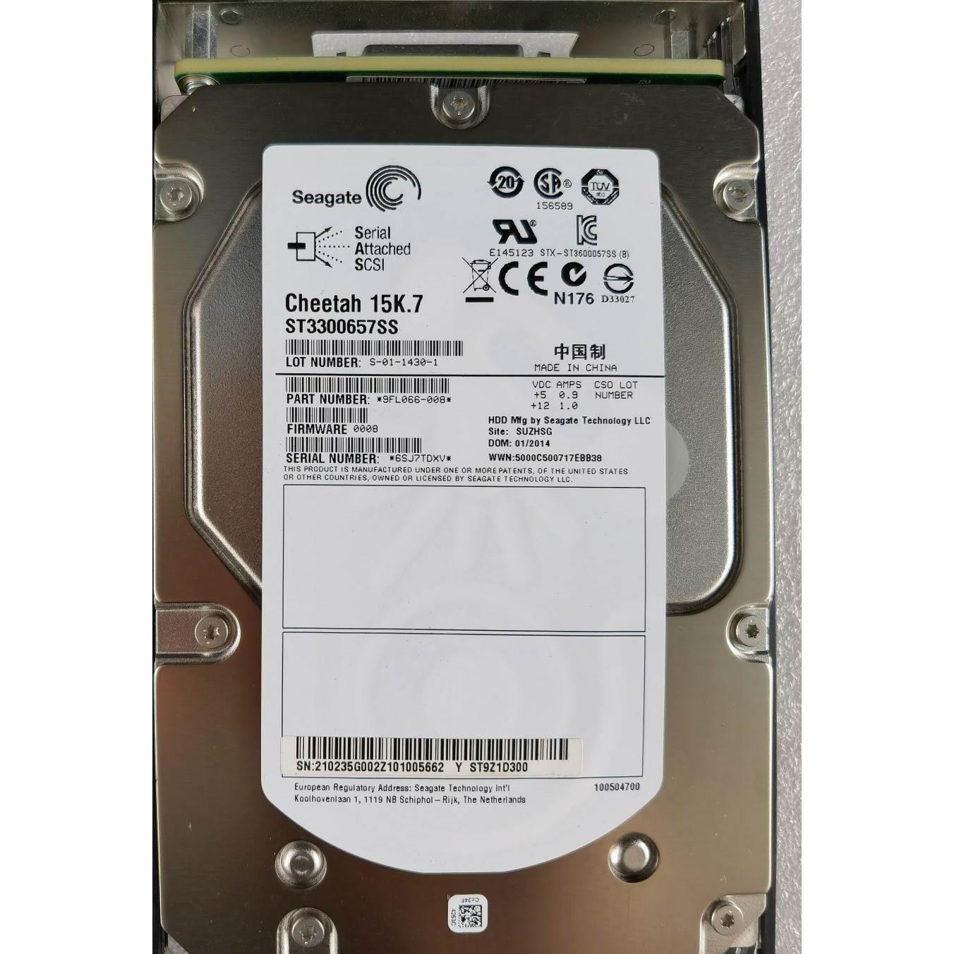 【汇盈传感器】华为 S2300E 300GB 15K SAS转FC 0235G002 ST9Z1D3