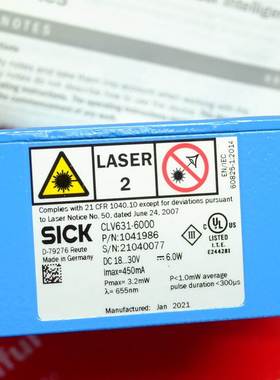 Sick CLV631-6000 西克工业条码扫描传感器 1041986