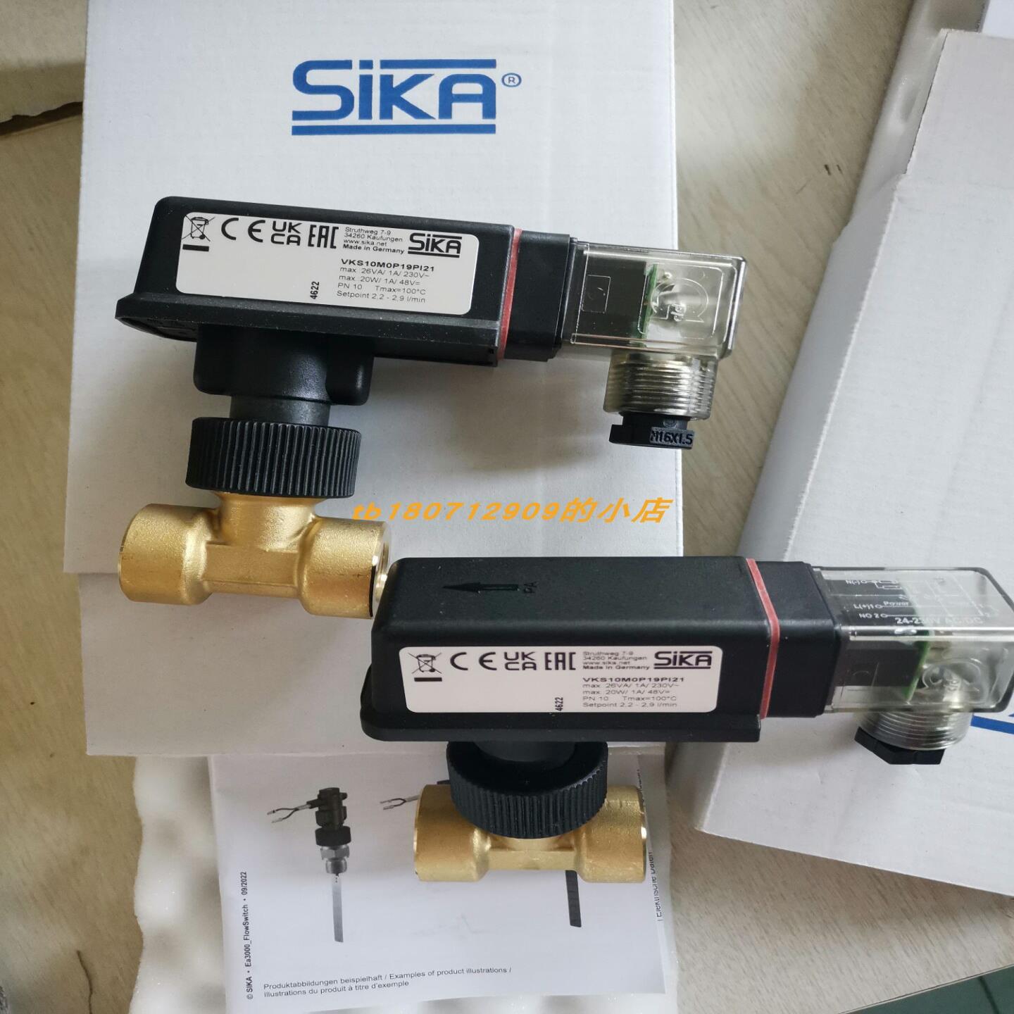 SIKA VKS10M0P19PI21流量开关WALTHER LP-006-0-WR517-21-2接头