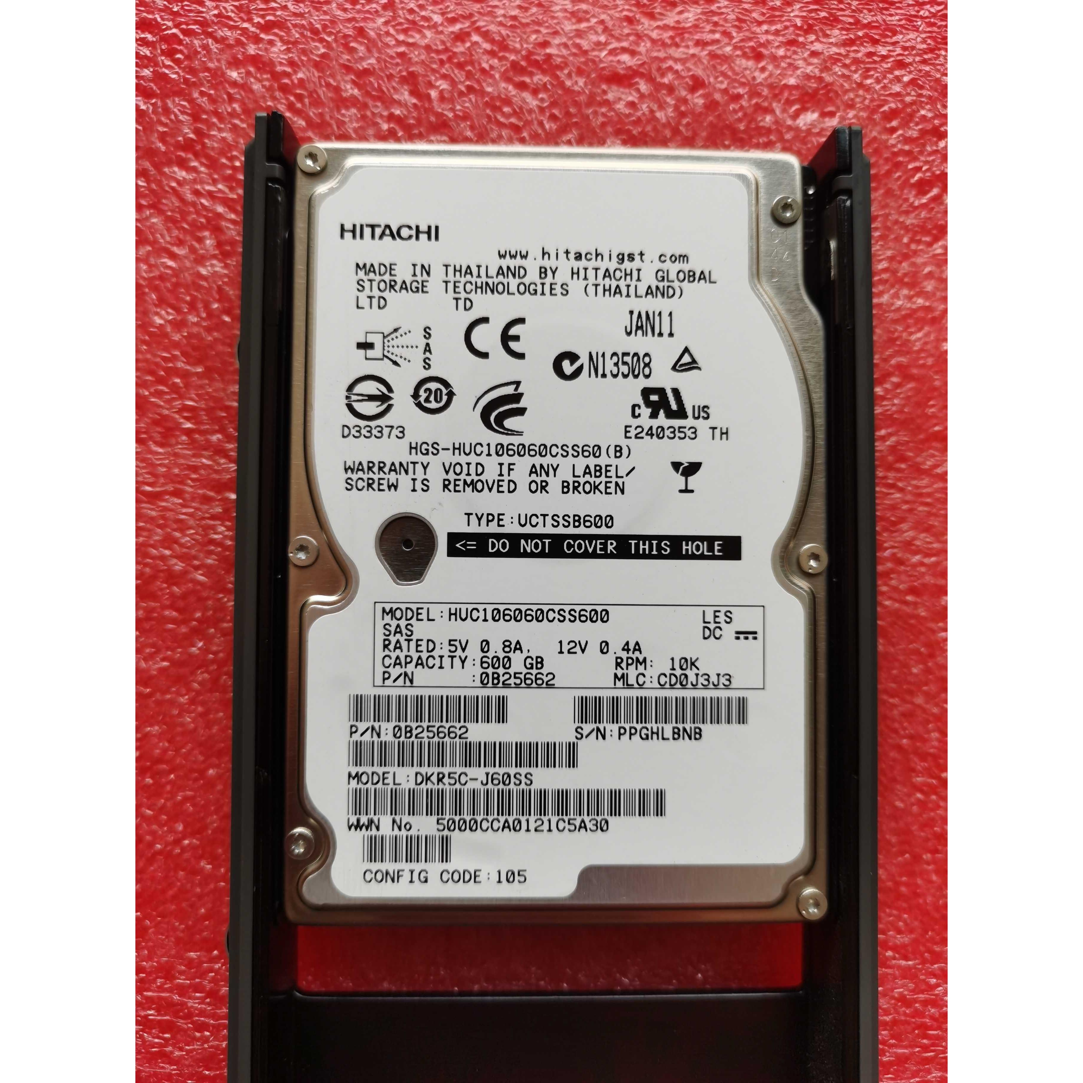 【汇盈传感器】HDS VSP 5541892-A S5E-J600SS 600G 10K SAS 存储