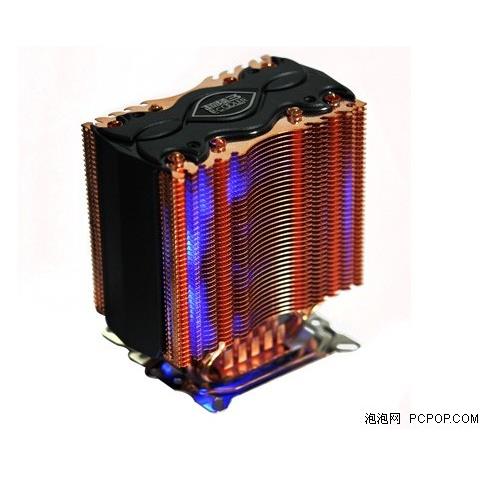 库存 超频三 铁塔 S101 纯铜 4铜管 内置风扇 CPU 散热器 1366议