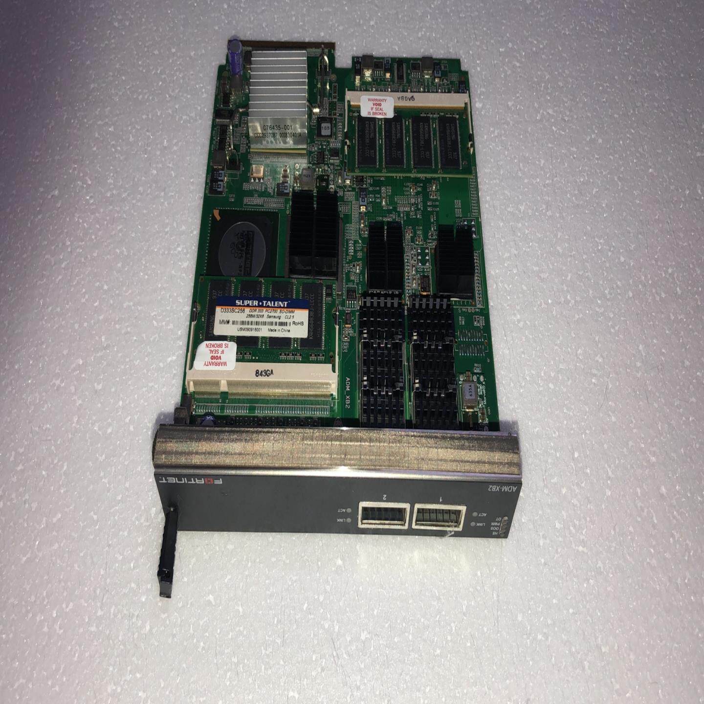 飞塔FORTINET ADM-XB2 2口10GXFP拆机模块 用于FG-3810A机器上