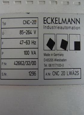 CNC-20 EC-CPU 04 CNC 20 LWA2S SECCPU411S