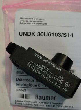 堡盟Baumer超声波传感器UNDK 30U6103/S14议价