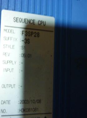 横河PLC可编程控制器F3SP28-3S