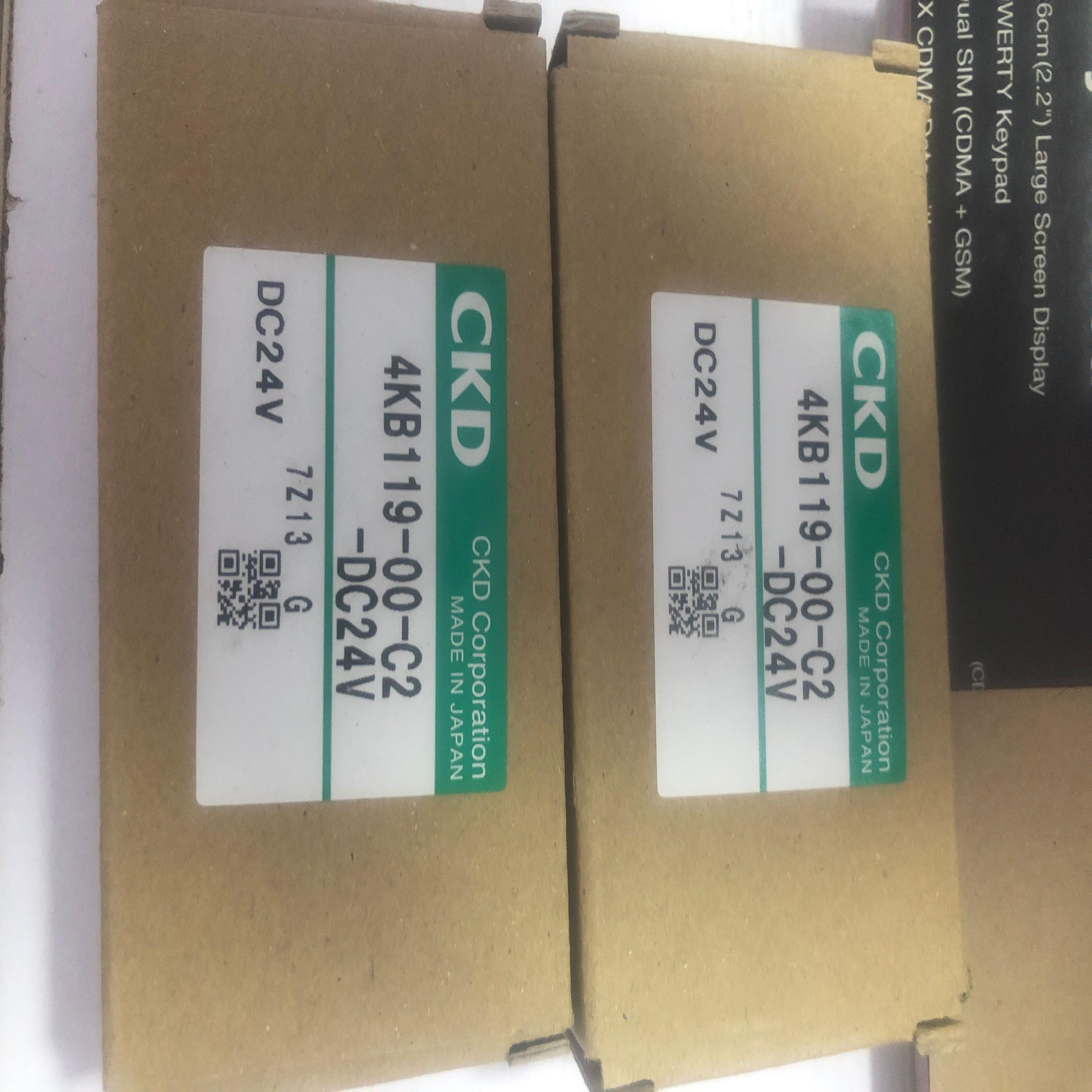 日本CKD电磁阀4KB119-C2 4KB119-00-C2-DC24V电磁阀原装日本