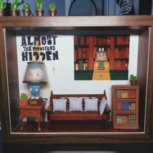 长方形中空3厘米相框标本框A4diy手工摆台蝴蝶昆虫粘土干花展示框