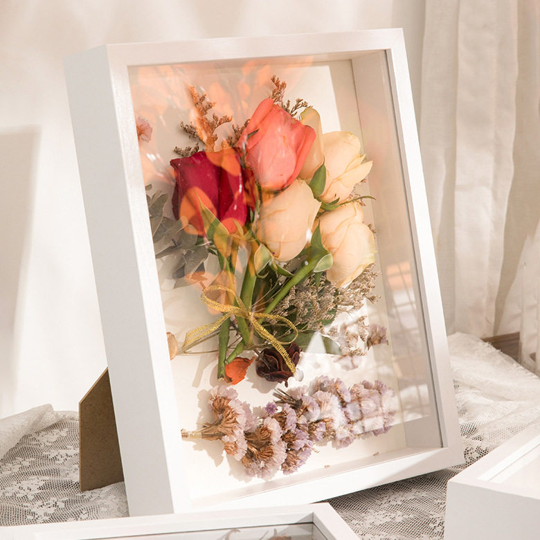 立体中空3CM干花相框摆台创意手工diy衍纸贝壳画框蝴蝶标本装裱框,家居饰品,相框/画框,淘宝优惠券,粉丝福利购,淘宝优惠卷