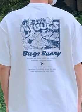 重磅纯棉正肩短袖t恤男士夏季新款白色内搭打底衫男宽松正肩上衣