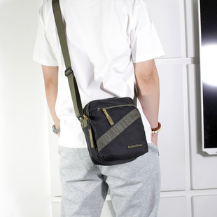 新款斜挎男女休闲中性包香港volunteer防水牛津单肩包中等大小包