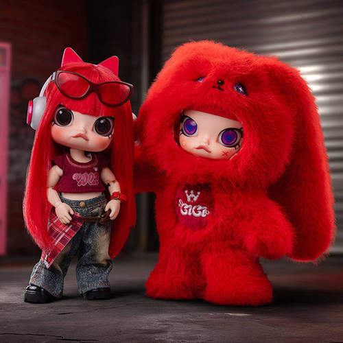 POPMART泡泡玛特MOLLY × YUQI宋雨琦1/8可动人偶玩具摆件礼物